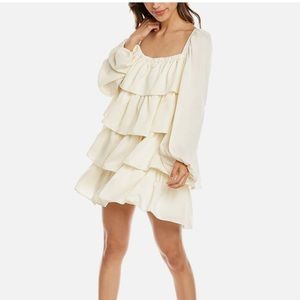 TIERED MINI DRESS BRAND NEW SIZE MEDIUM